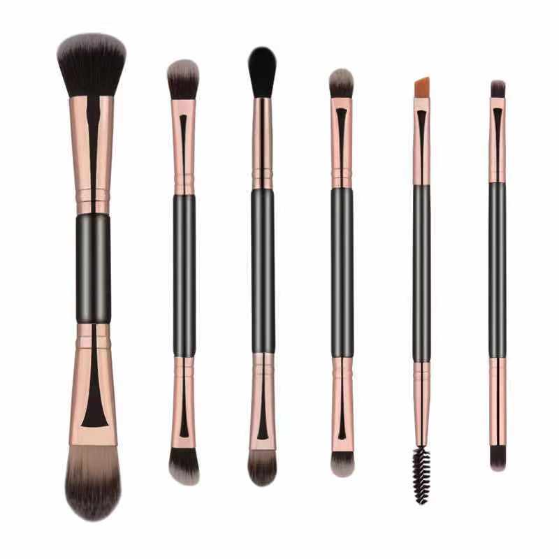 6Pcs Double Ended Makeup Brush Set